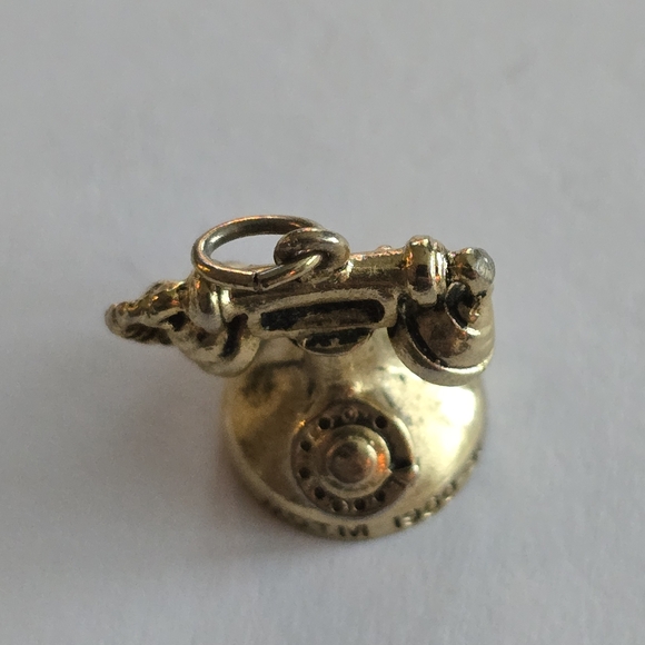 Vintage pendant WOTM telephone phone rotary Women of the Moose LOOM - Picture 3 of 12